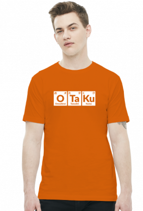 Otaku - Wzór Chemiczny - Japoński - Prezent dla fana anime / Otaku - Koszulka męska