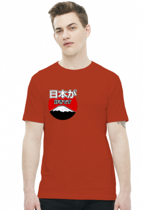 Nihon ga suki desu - Kocham Japonię - Prezent dla Otaku - Koszulka męska