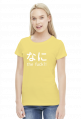 Nani the fuck / なに the fuck - Nadruki Anime - Koszulka damska