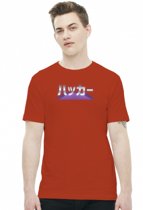 Hacker (ハッカー) - Prezent dla Otaku - Koszulka męska