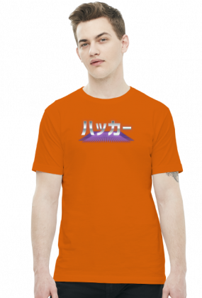 Hacker (ハッカー) - Prezent dla Otaku - Koszulka męska