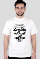Zombie without coffe - T-shirt Men