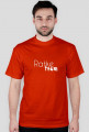 T-shirt z napisem "Ratke team"