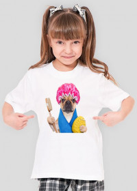koszulka dziecięca mops