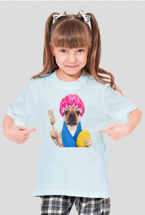 koszulka dziecięca mops
