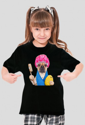 koszulka dziecięca mops