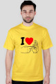 I Love... Koszulka (czarny obrys - wiele kolorów)