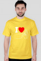 I Love... Koszulka (biały obrys - wiele kolorów)