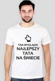 Koszulka slim fit: Najlepszy tata na świecie