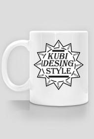 KUBEK ,,KUBI DESING STYLE" BIAŁY