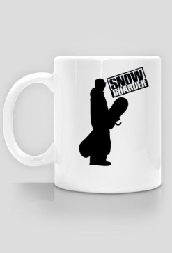 kubek dla prawdziwego fana snowboardu