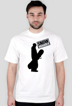 Koszulka z krótkim rękawem dla prawdziwego fana snowboardu