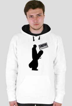 Bluza z kapturem dla prawdziwego fana snowboardu
