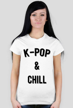 KPOP & CHILL BIAŁA DAMSKA