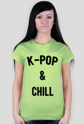 KPOP & CHILL BIAŁA DAMSKA