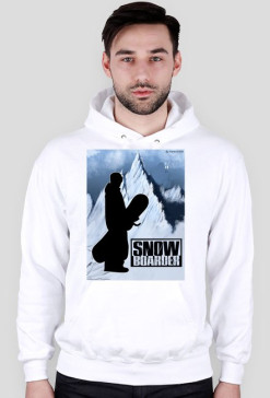 Bluza z kapturem dla prawdziwego fana snowboardu