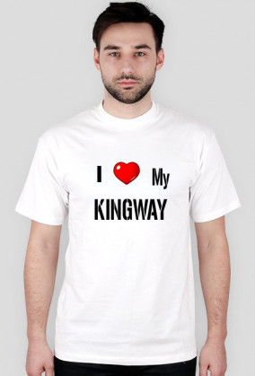 Koszulka męska i love my kingway
