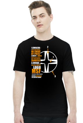 Koszulka LOGO MSF czarna