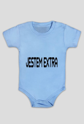 Body dziecięce napisem JESTEM EXTRA
