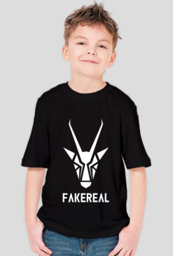LOGO, czarny t-shirt (chłopięcy)