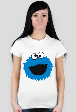 Cookie monster - damska koszulka