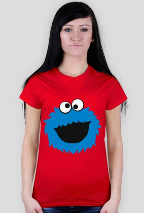 Cookie monster - damska koszulka