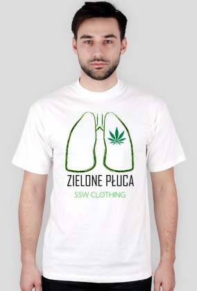 T-SHIRT ZIELONE PŁUCA