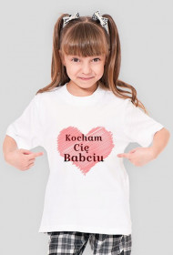 Koszulka kocham Cię babciu