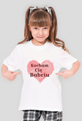 Koszulka kocham Cię babciu