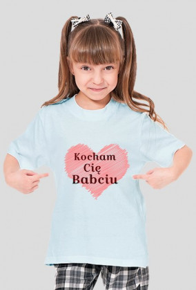 Koszulka kocham Cię babciu
