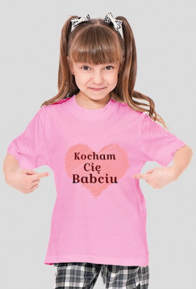 Koszulka kocham Cię babciu