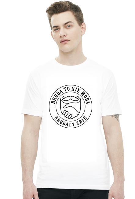 Koszulka Broda To Nie Moda logo black