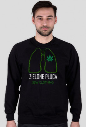 BLUZA ZIELONE PŁUCA