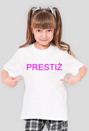 Koszulka z napisem PRESTIŻ