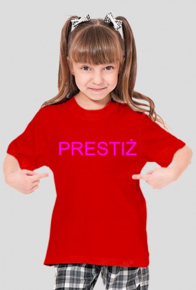 Koszulka z napisem PRESTIŻ