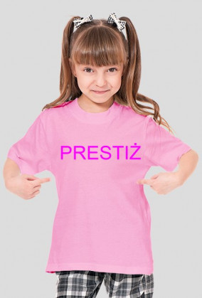 Koszulka z napisem PRESTIŻ