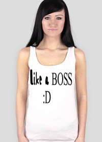 Like a boss Girl white 1