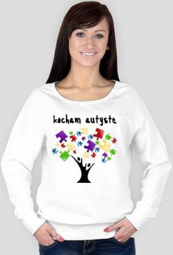bluza damska drzewo puzzlowe