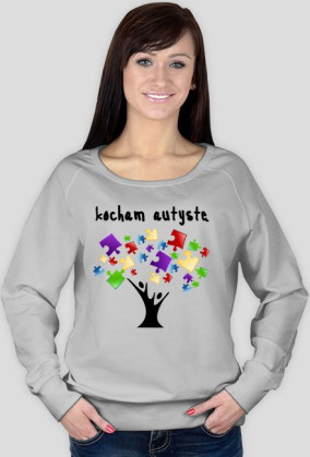 bluza damska drzewo puzzlowe