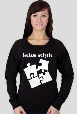 bluza damska białe puzzle