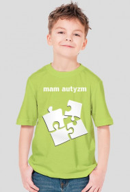 mam autyzm białe puzzle