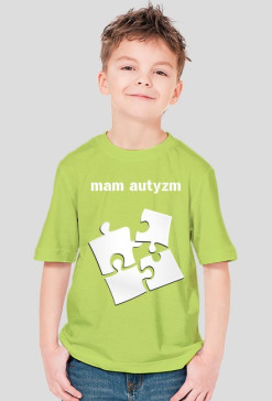mam autyzm białe puzzle