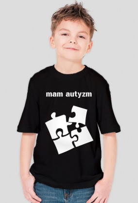 mam autyzm białe puzzle