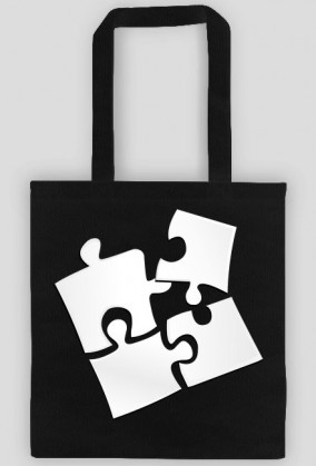 torba białe puzzle