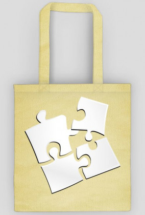 torba białe puzzle