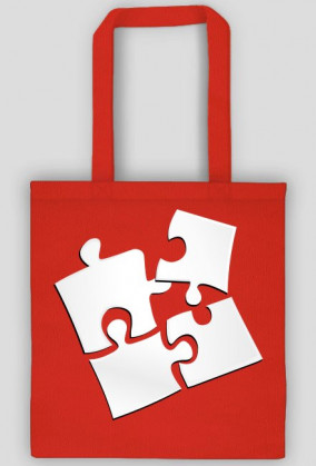 torba białe puzzle