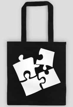 torba białe puzzle