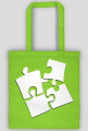 torba białe puzzle