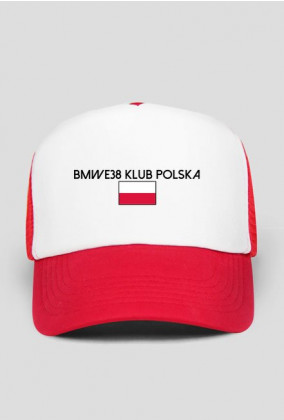 Czapka BMW E38 Klub Polska (Czerwona)
