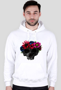 Bluza z kapturem Floral Skull